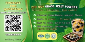 Duc Quy black grass jelly powder