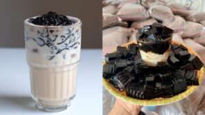 Bột sương sáo chất lượng cao dùng cho quán trà sữa
